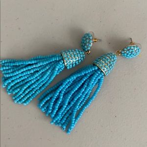 Turquoise beaded earrings